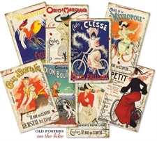 Decorér Card Toppers - Old Posters on the Bike